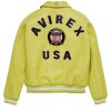 USA Icon Yellow Leather Jacket