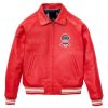USA Icon Red Leather Jacket