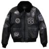 G-1 Flight Top Gun Black Leather Jacket