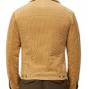 David Beckham Corduroy Shearling Jacket