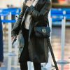 Selena Gomez Hosting Debut Leather Coat