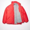 Women Bright Red Padded Jacket
