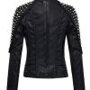 Punk Stylish Studded Leather Jacket