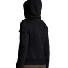 Black Quilted Hooded Jacket