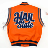 Orange Virginia State University Varsity Jacket