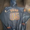 Vintage 1992 Fubu Chi Town Navy blue Hoodie