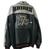 Tuskegee Patch Gray Leather Jacket