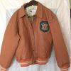 NOS Vintage 1990 Varsity Leather Jacket