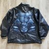 Blue Wolf Logo Vintage Leather Jacket