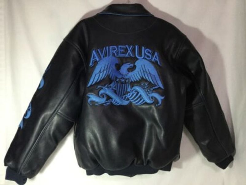 Vintage Rare USA Eagle Leather Jacket