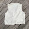 USA White Cotton Vest