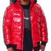 Robert Phillipe Glazed Nylon Puffer Jacket