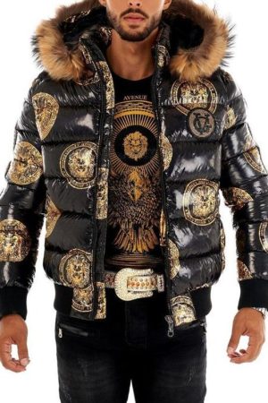 George V Paris Gold Bomber Jacket