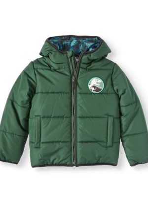 Jurassic Park Hooded Puffer Jacket