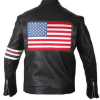 American Flag Leather Motorcycle Jacket