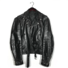 Vintage Hand Painted Bert And Ernie Leather Jacket
