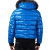 Avenue George V Paris Down Light Blue Jacket