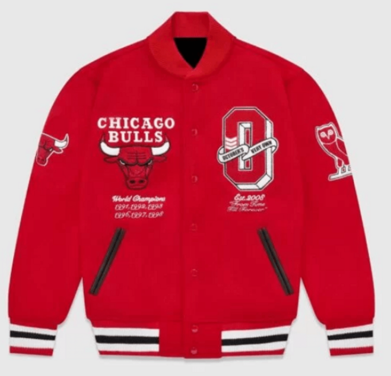 OVO NBA Chicago Bulls Varsity Jacket