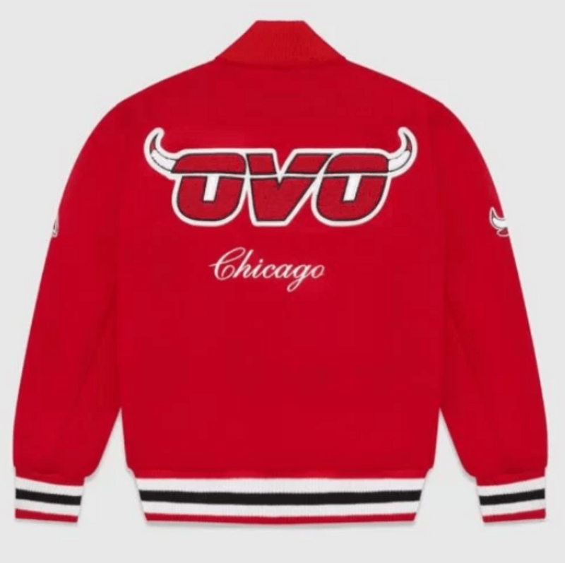 OVO NBA Chicago Bulls Varsity Jacket