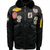 Top Gun Lady Luck Polyester Bomber Jacket