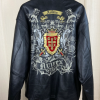American Black Leather Bomber Jacket