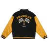 Antidote Racing Snakelab yellow & black Varsity Jacket