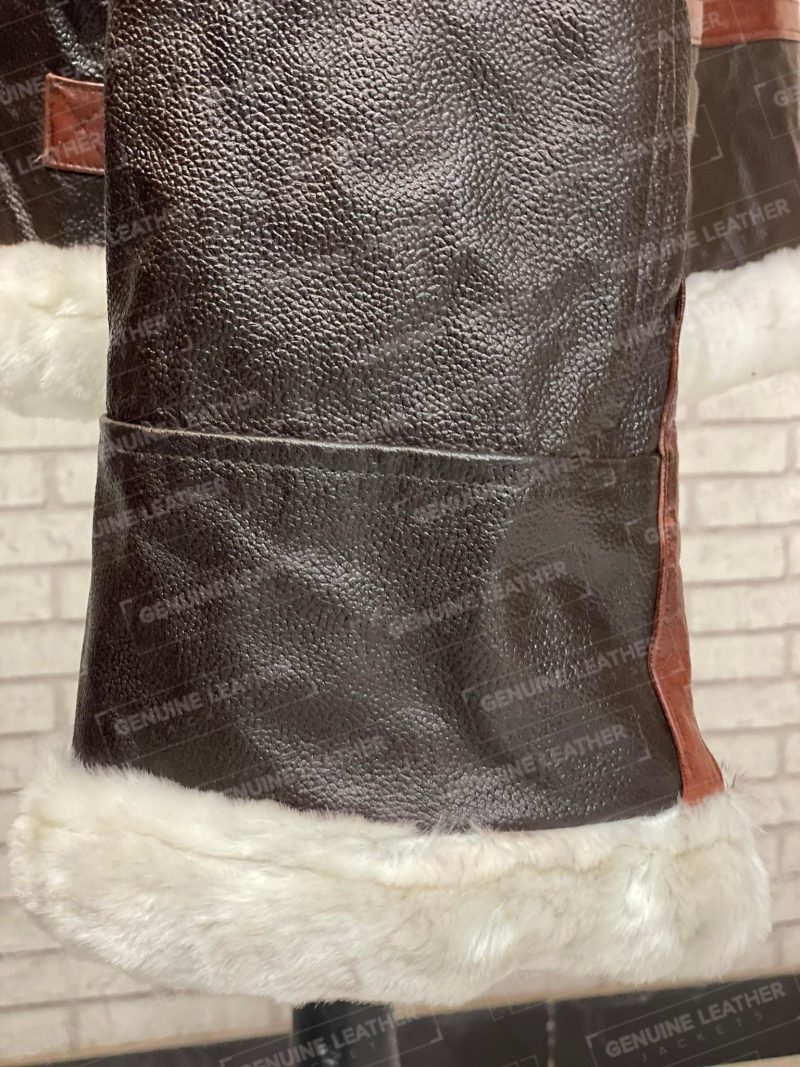 Bomber Shearling Brown Leather Jackets