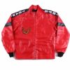 Burt Reynolds Bandit Trans Am Red Leather Jacket front look