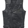 Harley Davidson Motorcycle Biker Women’s Pierce Leather Vest