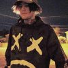 Lil Peep Sad Face Black Hoodie