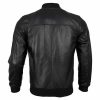 Massimo Genuine Leather Black Jacket
