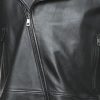 Mens Quilted Leather Biker Jacket