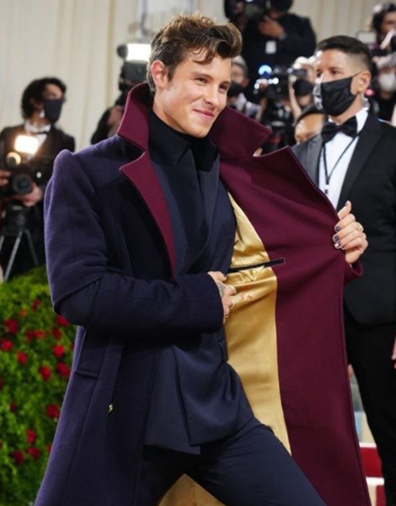 Met Gala 2022 Shawn Mendes Coat front look