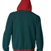 Miles Morales Spider Verse teal color Hoodie