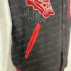 Smoke Rise Oni Demon Varsity Wool Jacket