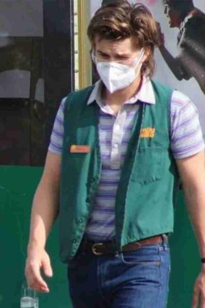 Steve Harrington Stranger Things Joe Keery Green Vest
