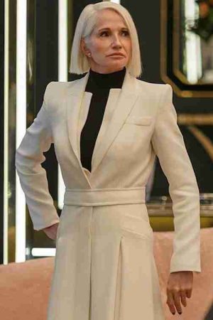 The Man From Toronto 2022 Ellen Barkin Trench Coat