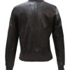 Top Gun Womens Vegan Leather Jacket back