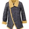Waterproof Fleece Leather Purple Jacket