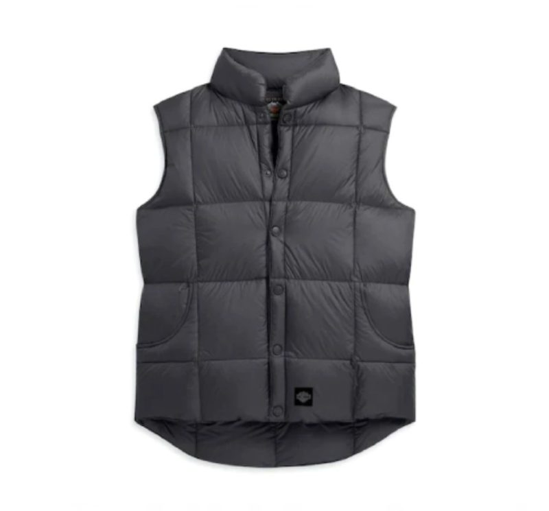 Women’s Puffer Harley Davidson Motorcycle Biker Vest