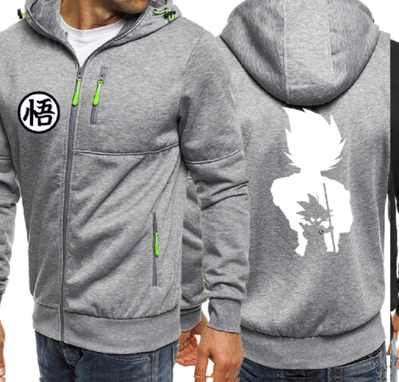 Dragon Ball Goku Grey Hoodie