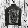 Halloween Black Denim Jacket