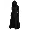 Halloween Black Hooded Tailcoat