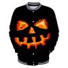 Halloween Black & Orange Varsity Jacket