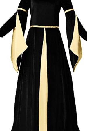 Halloween Black Velvet Costume