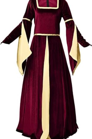 Halloween Velvet Burgundy Costume