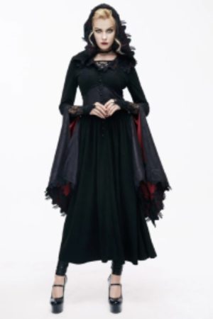 Halloween Women Black Gothic Dress