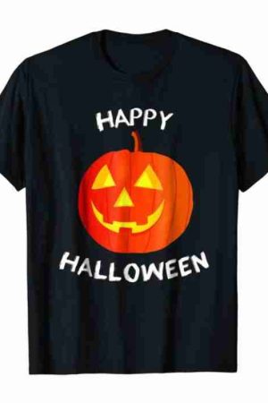 Happy Halloween Black T-shirt