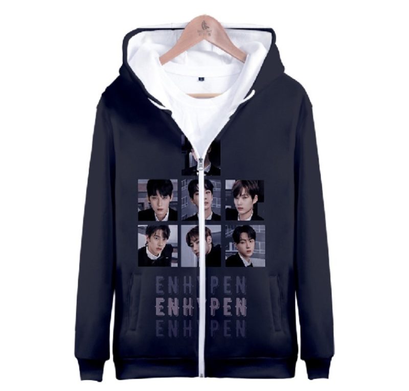 Korean Enhypen Black Jacket