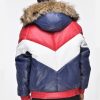 Men’s Faux Leather Bomber Jacket in multi color
